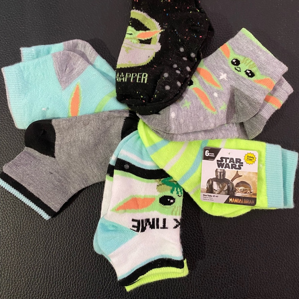Star Wars Toddler Boy’s Socks, 6 pack, BRAND NEW